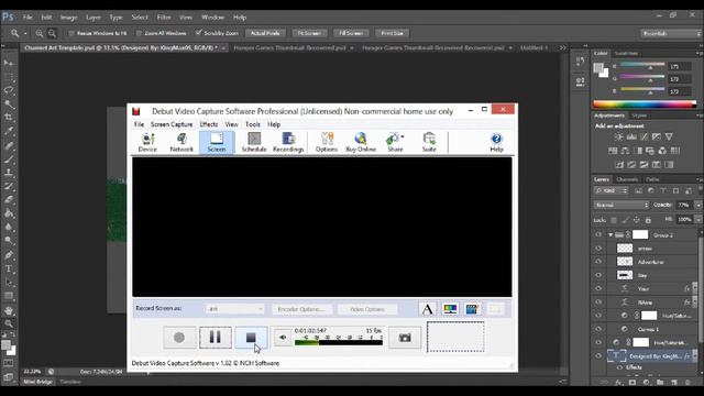 Minecraft Channel Art Template [FREE] (Photoshop CS6) смотреть онлайн