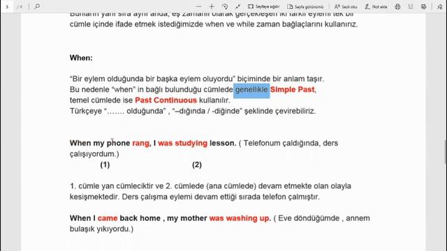 Past Continuous Tense (NECBİR HOCA) смотреть онлайн