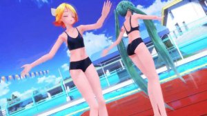 💖紳士向け/MMD💖✨DEEP BLUE TOWN✨ 🎶 RIN & MIKU🎶 /MMD/紳士向😍💕/ R18 MMD