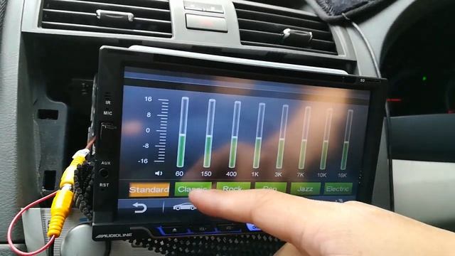 Leon AudioLine da-6932 6.95" DVD USB Bluetooth player demo video смотреть онлайн