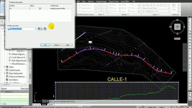 Tutoriales RG - AutoCAD Civil 3D 2014 - 32 Crear Perfil Rapido смотреть онлайн