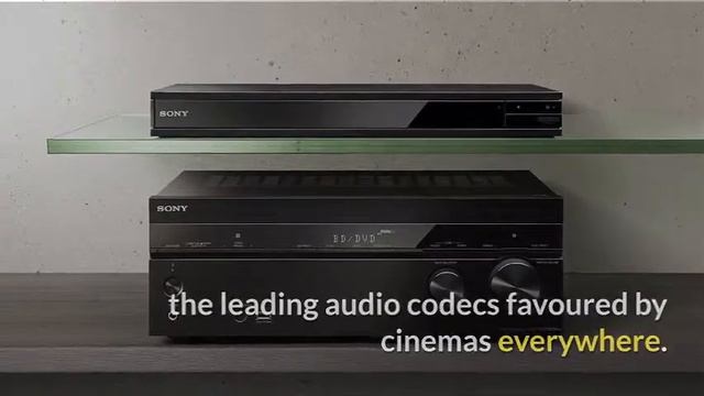 Sony UBP-X800 4K UHD HDR BluRay Player Disc Player with High-Resolution смотреть онлайн