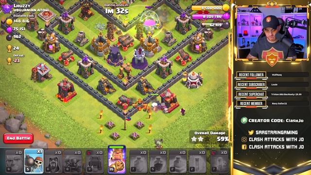 Easiest TH10 Army You Will Ever Use | Pekka Farming Trophy Pushing Army in Clash of Clans смотреть онлайн