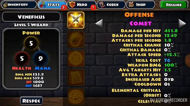 DUNGEON QUEST прохождение игор на ANDROID (часть І )