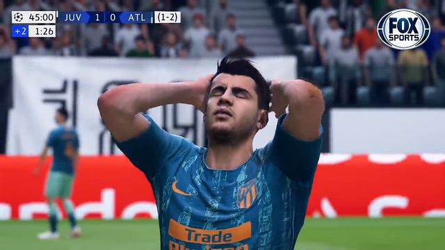 Recreación Juventus 3-0 Atlético de Madrid - UEFA Champions League 2019 смотреть онлайн