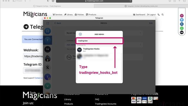 Connect Tradingview to Telegram смотреть онлайн