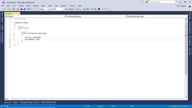 6. C# - Type Conversion смотреть онлайн