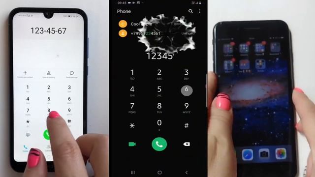 Honor 8S vs Samsung Galaxy S8+ vs iPhone 8+ Screen recorder/ Incoming calls смотреть онлайн
