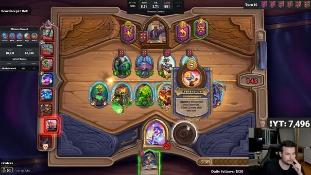 GOLDEN RYLAK METALHEAD + GOLDEN BATTLEMASTER COMBO | Hearthstone Battlegrounds смотреть онлайн