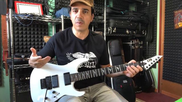 ESP LTD M-1000 DELUXE - REVIEW #espltdguitar #metalguitar