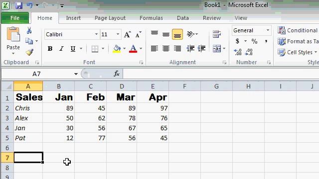 Microsoft Excel - Formatting - Font, Font Size, Resize Rows, Columns, Colors смотреть онлайн