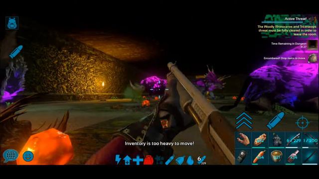 Ark mobile, прохождение данжа Blizzard Morass в арк мобайл смотреть онлайн