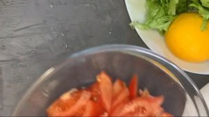 Гасконский салат / Салат из 3 продуктов который не нужно варить