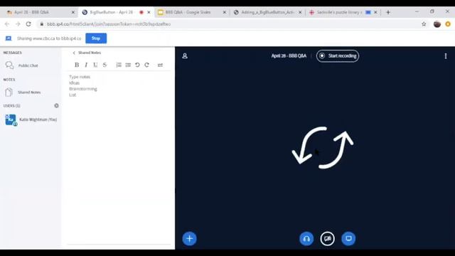 Big Blue Button Question and Answer Webinar смотреть онлайн