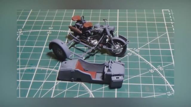 Сборка модели BMW R75, Zvezda, 1:35 смотреть онлайн