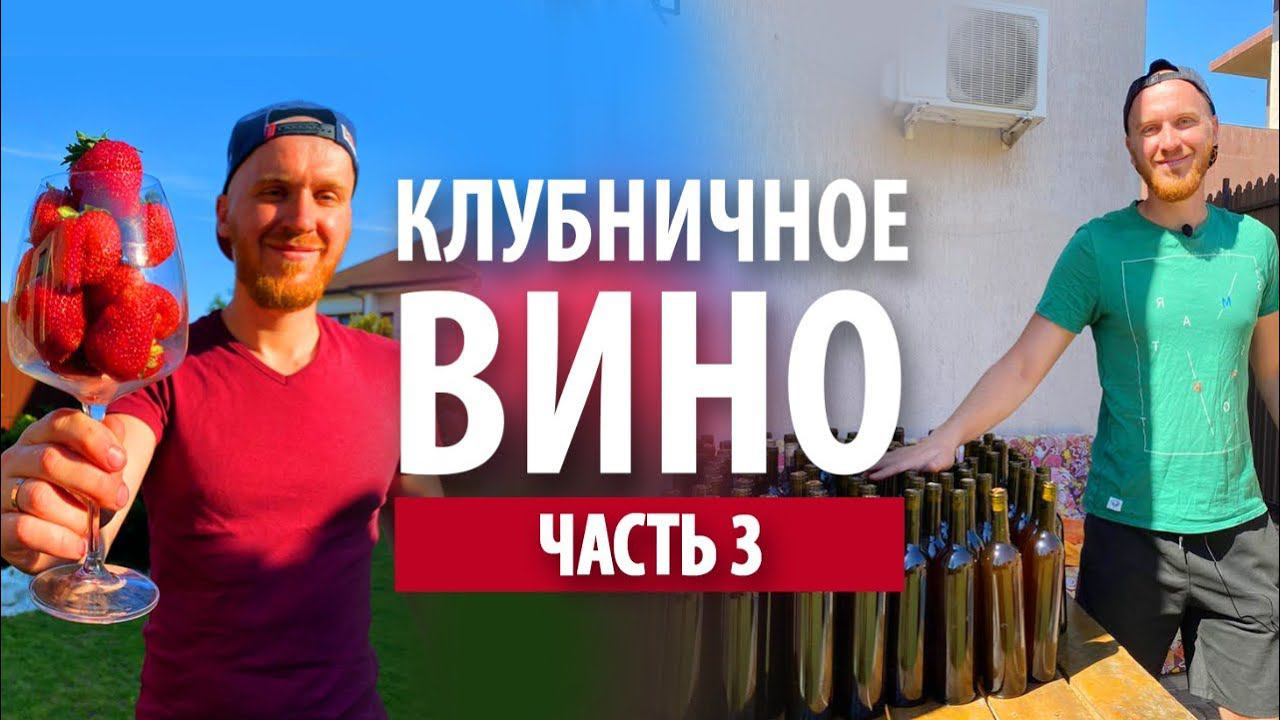 Клубничное вино в домашних условиях | Часть 3 смотреть онлайн