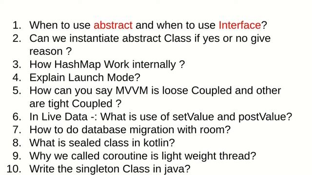 Android Most Important Interview Questions | Part 9 смотреть онлайн