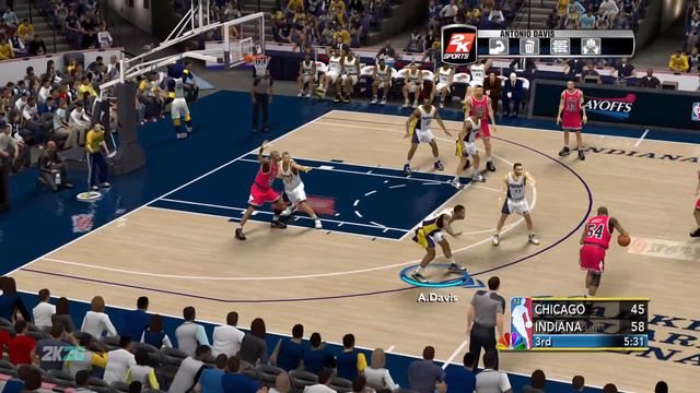 NBA 2K Chicago Bulls '93 vs Indiana Pacers '95 - Black Cat vs Uncle Reg! смотреть онлайн