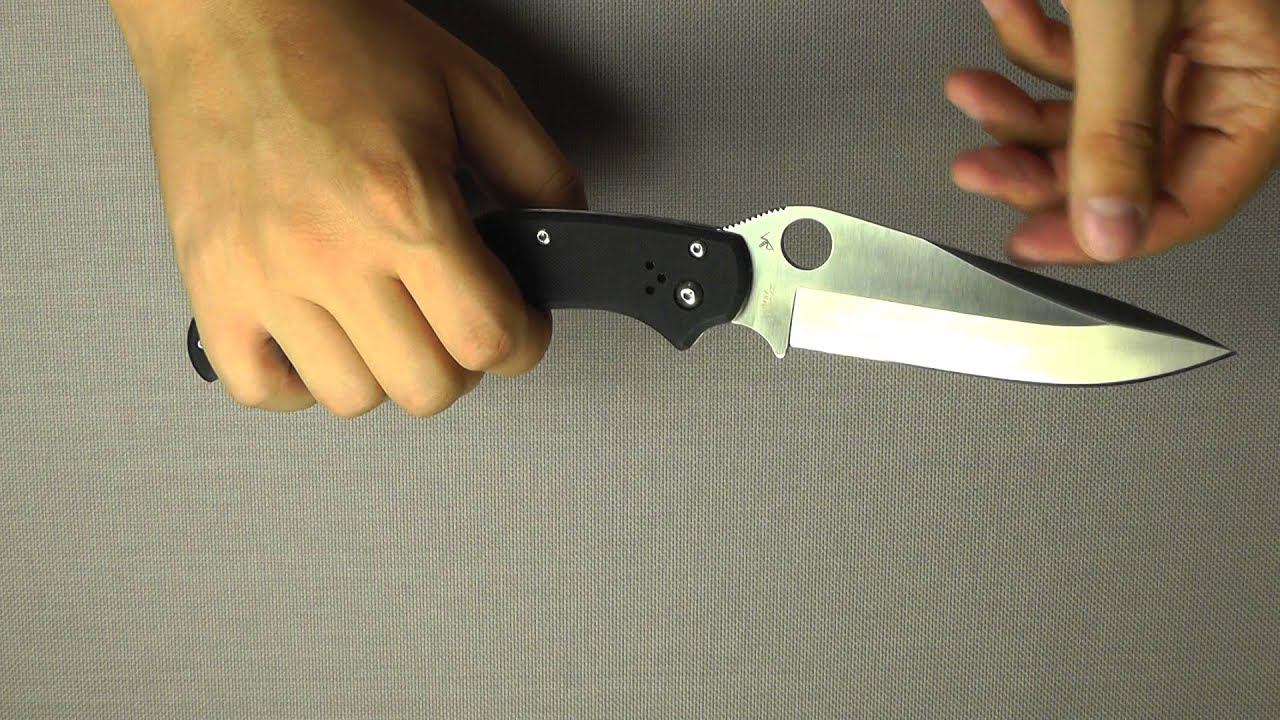 Нож SPYDERCO TATANKA. Большущий паук.
