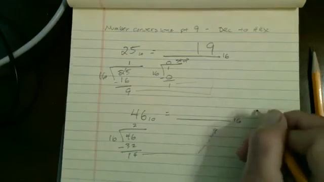 Number conversions pt 9 Dec to Hex смотреть онлайн