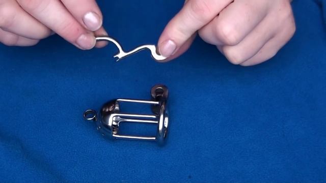 Impaler Chastity Device For Reverse Prince Albert Piercing Wearers