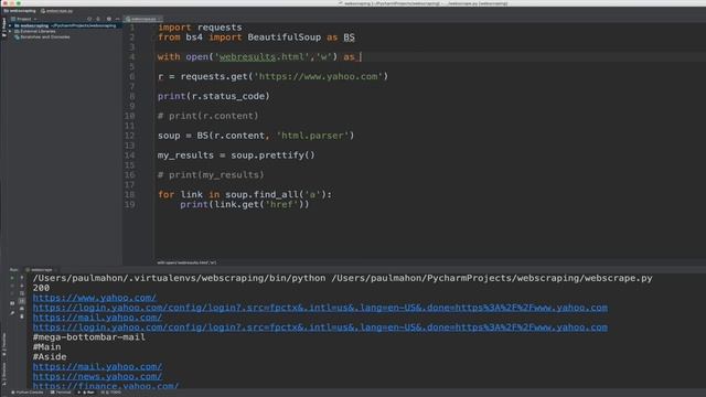 Web Scraping with Python - Python Programming - Paul Mahon смотреть онлайн