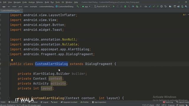 ANDROID - CUSTOM ALERT DIALOG TUTORIAL IN JAVA смотреть онлайн