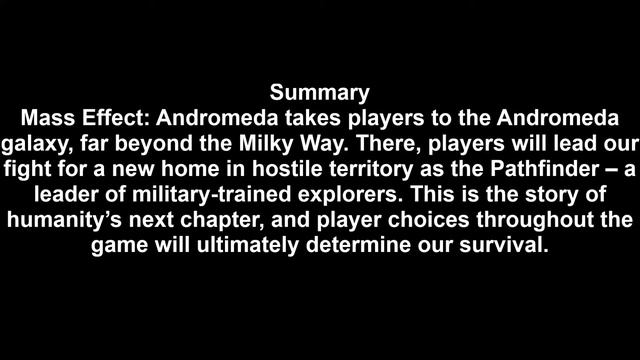 Mass Effect Andromeda Deluxe Edition Leaked Details смотреть онлайн
