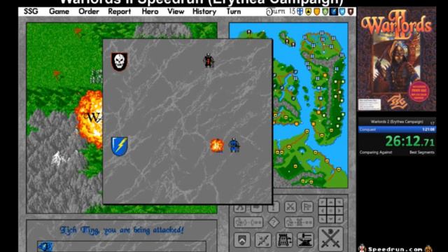 Warlords II "Erythea Campaign" in 52m 22s | Speedrun [DOS] смотреть онлайн