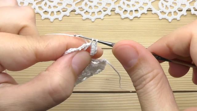 ЛЕНТОЧНОЕ КРУЖЕВО вязание крючком КАЙМА мастер-класс СХЕМА ВЯЗАНИЯ Crochet Tape Lace Tutorial смотреть онлайн