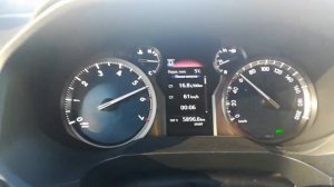 Разгон 0-100 Toyota LC Prado 150 бензин 4.0 2018