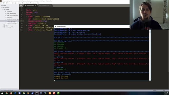 Ansible - Conditionals explained смотреть онлайн