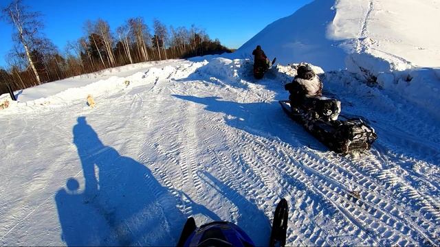 ? На снегоходах по горам Алтая. Протока Мега | YAMAHA 3 такта WR 300 смотреть онлайн