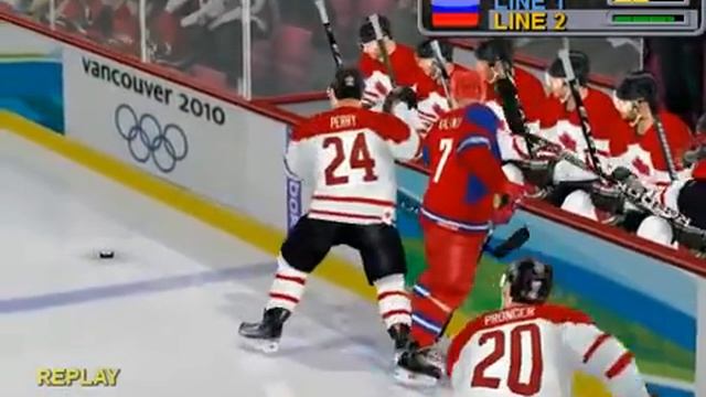 NHL 2004 REBUILT 2013, RUSSIA vs CANADA смотреть онлайн