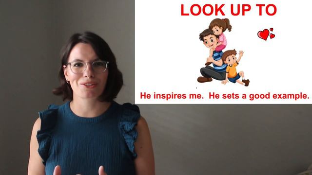 Phrasal Verb: LOOK UP TO / Practice Speaking English / Learn New Vocabulary смотреть онлайн