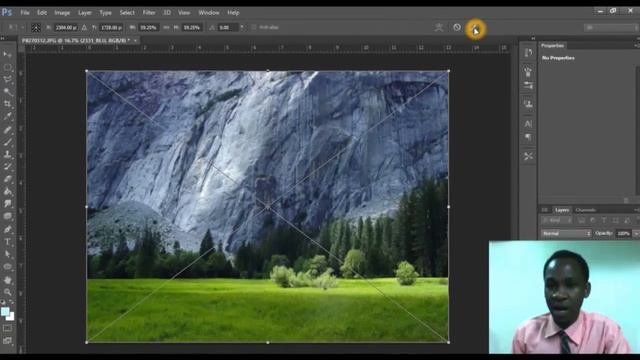 Jinsi Ya Kuweka Muonekano Wa Nyuma  Backroung Kwa Kutumia Photoshop Cs 6
