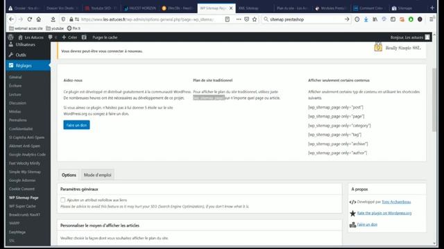TUTO SITEMAP XML et PLAN de SITE Wordpress Prestashop смотреть онлайн