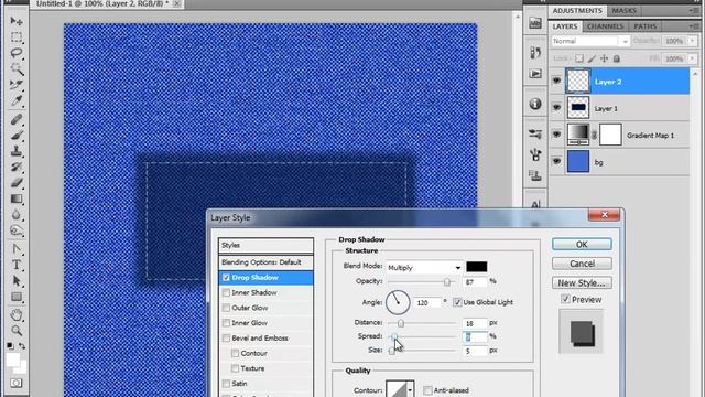 How To Design Jeans Style in Photoshop (Tutorial) смотреть онлайн