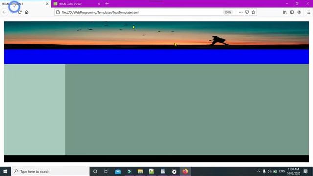 CSS Float Template смотреть онлайн