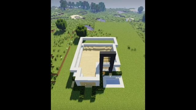 Красивый домик в стиле хай-тек .