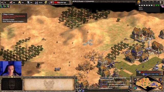 Идем к 1600 рейтингу | Мультиплеер в Age of Empires 2 смотреть онлайн