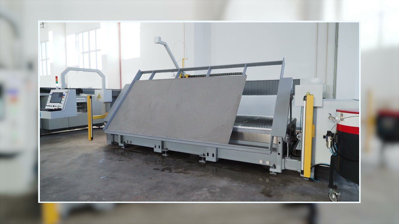 WJ5 от AitalMac - 5-осевой станок гидроабразивной резки с числовым программным управлением. смотреть онлайн