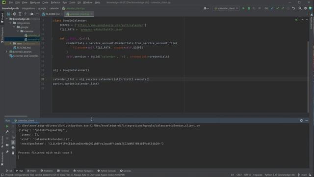 Python + Google Calendar API + Service Account смотреть онлайн