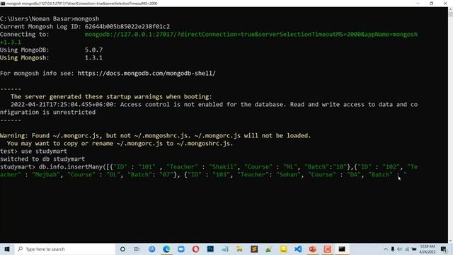 08. MongoDB Crash Course in Bangla | Sort Method, Ascending and Descending Order | MongoDB NoSQL DB смотреть онлайн