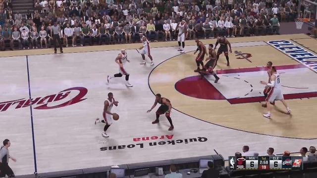 NBA 2K16 - '12-'13 Miami Heat vs '06-'07 Cleveland Cavaliers Gameplay Footage смотреть онлайн