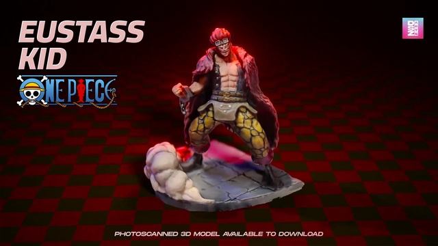 Eustass Kid - Photoscanned 3D Model using Polycam смотреть онлайн