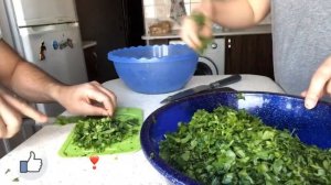 КУТАБЫ С ЗЕЛЕНЬЮ,? ЛЁГКИЙ И ВКУСНЫЙ РЕЦЕПТ /Любимое блюдо на Кавказе ??