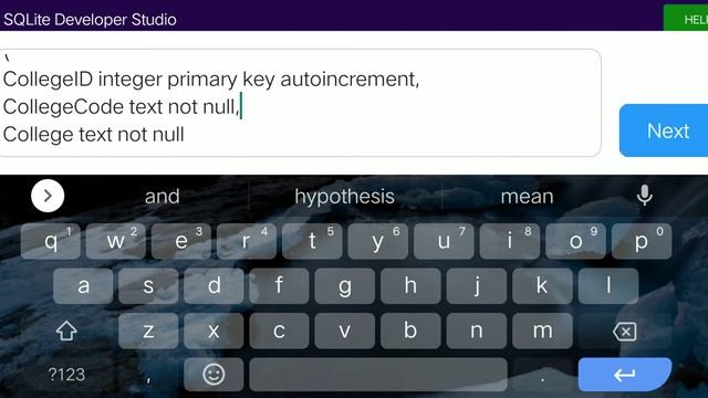 How to create a table with autoincrement in SQLITE DEVELOPER STUDIO. смотреть онлайн