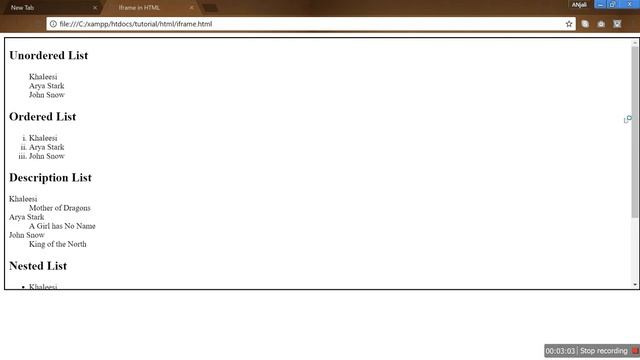 Iframe in HTML5 смотреть онлайн