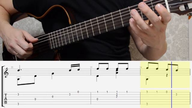 Ветер перемен - Scorpions - простые песни на гитаре - Табы, ноты, guitar tutorial easy, tabs смотреть онлайн